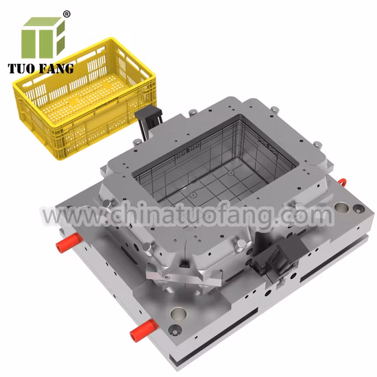 Cheaper Second Hand Plastic Injection Used Crate Molds, Turnover Box Molding, Folded Circulating Box Collapsible Revolving Case Molds